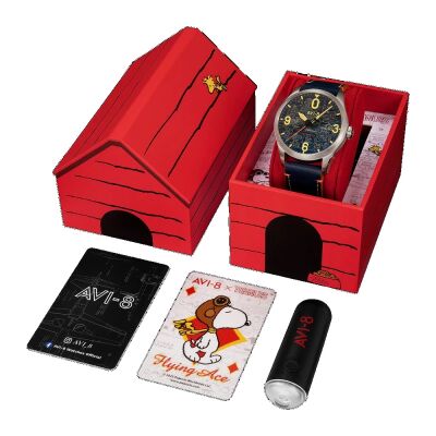Montre Spitfire Smith Automatic Peanuts Snoopy Flying Ace Limited Edition AV-4134-01