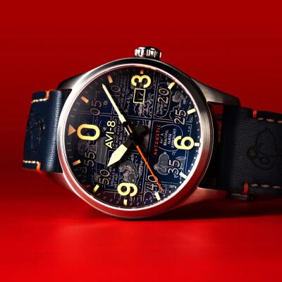 Montre Spitfire Smith Automatic Peanuts Snoopy Flying Ace Limited Edition AV-4134-01