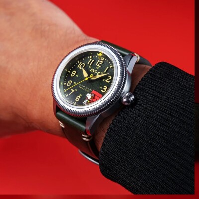Montre Flyboy Airmaster 40 Meca-Quartz Peanuts Snoopy Flying Ace Limited Edition AV-4139-01
