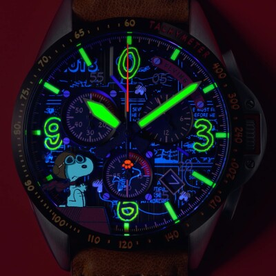 Montre P-51 Mustang Blakeslee Chronograph Peanuts Snoopy Flying Ace Limited Edition AV-4140-02