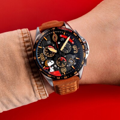 Montre P-51 Mustang Blakeslee Chronograph Peanuts Snoopy Flying Ace Limited Edition AV-4140-02