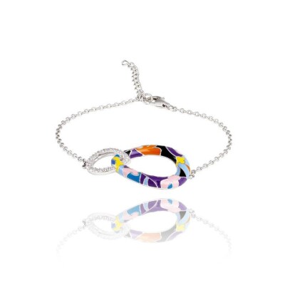 Bracelet Willemstad en argent et émaux