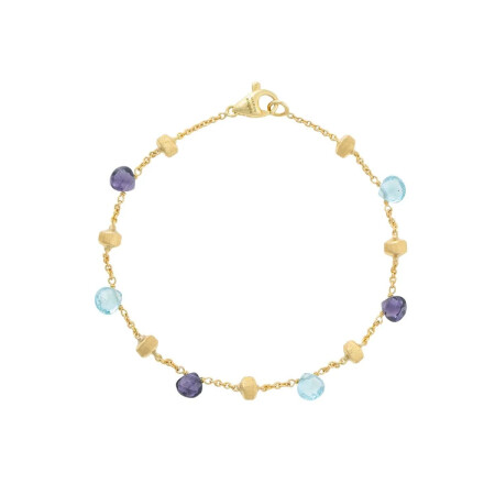 Bracelet Marco Bicego Paradise en or jaune, topaze et iolite