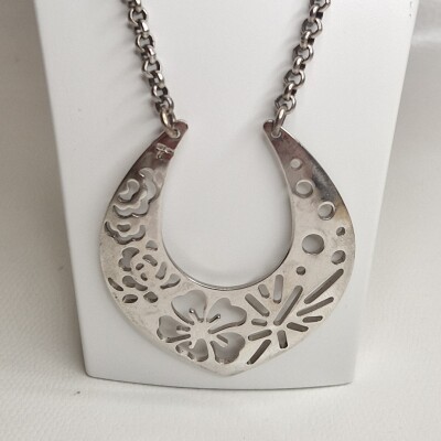 COLLIER KENZO EN ARGENT FLEURS
