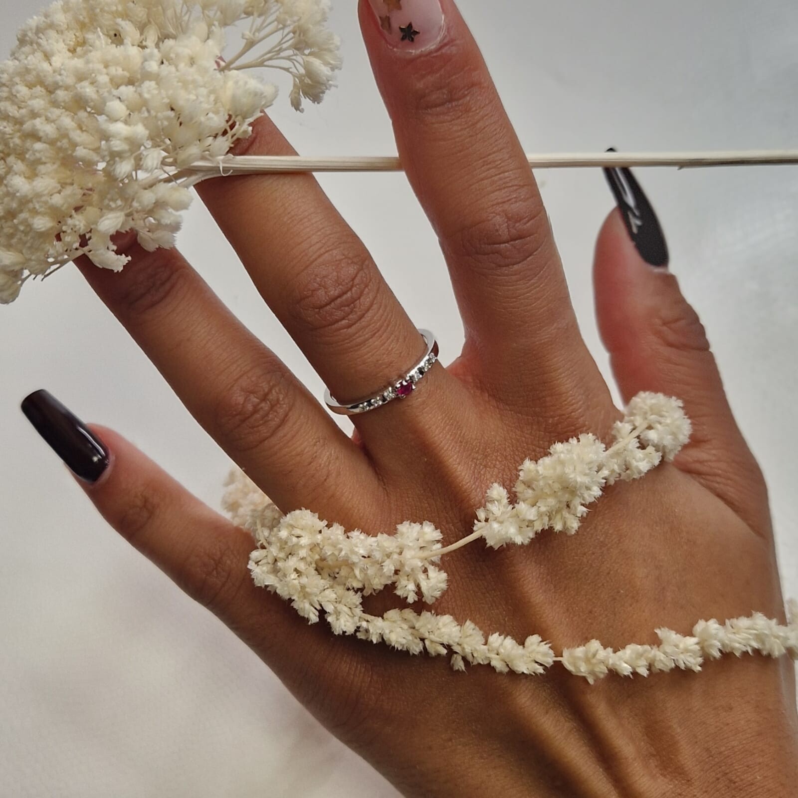 Bague Mauboussin Capsule d'émotion Or blanc Rubis, Diamant vue 3