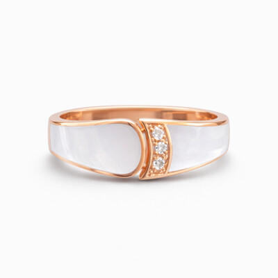 Bague en or rose