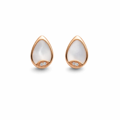 Boucles d'oreilles en or rose