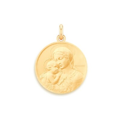 Vierge de Botticelli 18 mm Or Jaune 750/1000