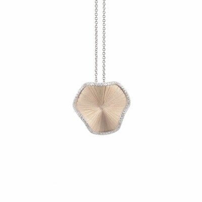 Pendentif ANNAMARIA CAMMILLI Sultana en or beige et diamants