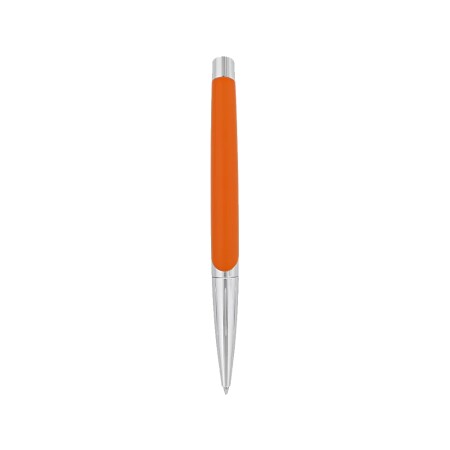 STYLO BILLE DÉFI MILLENNIUM ARGENTE ET ORANGE MAT