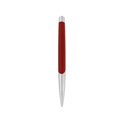 STYLO BILLE DÉFI MILLENNIUM ARGENTE ET ROUGE MAT