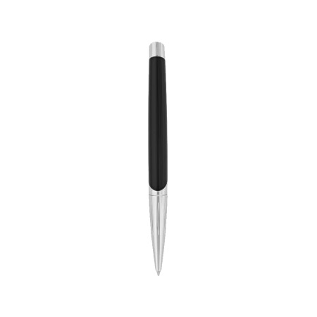 STYLO BILLE DÉFI MILLENNIUM ARGENTE ET NOIR