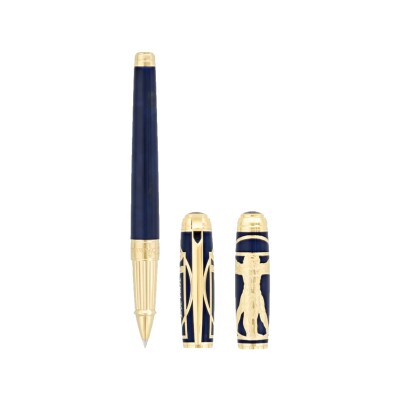 STYLO ROLLER HOMME DE VITRUVE PRESTIGE BLEU