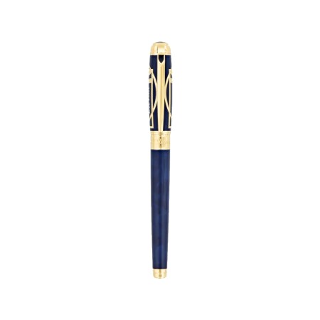 STYLO ROLLER HOMME DE VITRUVE PRESTIGE BLEU