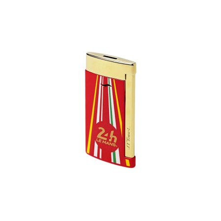 BRIQUET SLIM 7 LE MANS ROUGE DORÉ