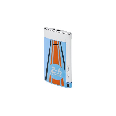 BRIQUET SLIM 7 LE MANS BLEU CHROME