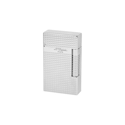 BRIQUET LE NEW GRAND DUPONT POINTE DE DIAMANT PALLADIUM