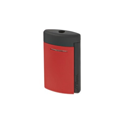 BRIQUET MINIJET NOIR ET ROUGE MAT