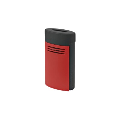 BRIQUET MEGAJET NOIR ET ROUGE MAT