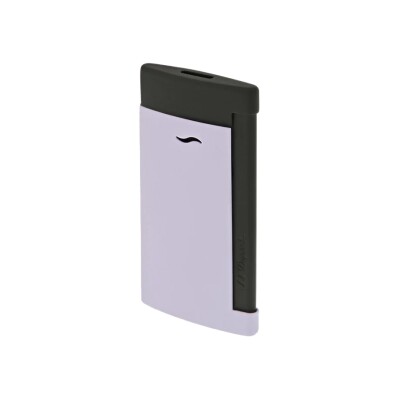 BRIQUET SLIM 7 NOIR MAT ET LILAS