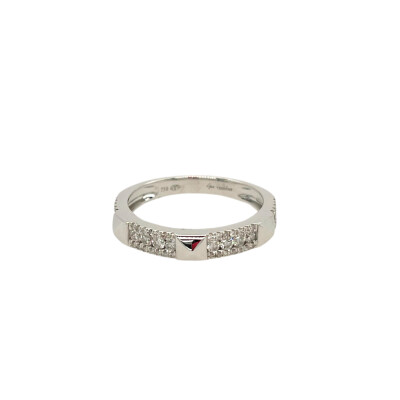 BAGUE DEMI ALLIANCE DIAMANT 0.48 CT