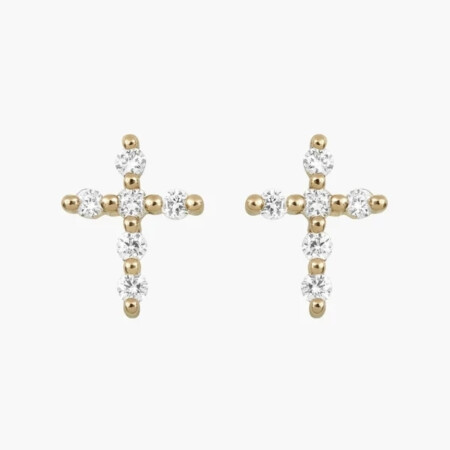 BOUCLES D'OREILLES MAGIC TOUCH GRANDE CROIX