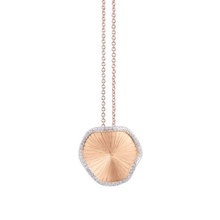 Pendentif série Sultana en or rose Champagne 18K avec diamants