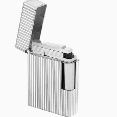 Briquet Guilloché argenté
