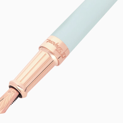 Stylo plume S.T. Dupont Liberté Stylo Plume blanc or rose