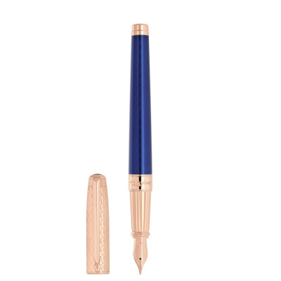 STYLO ETERNITY L DRAGON ROLLER BORDEAUX OR JAUNE