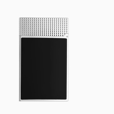 Briquet Laqué argenté