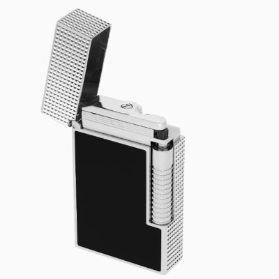 Briquet Laqué argenté