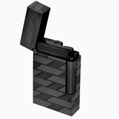 Briquet guilloché noir