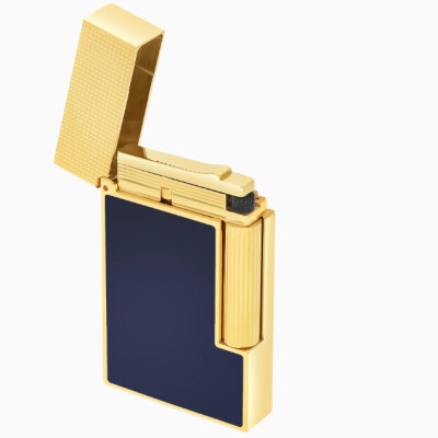 Briquet Laqué bleu foncé