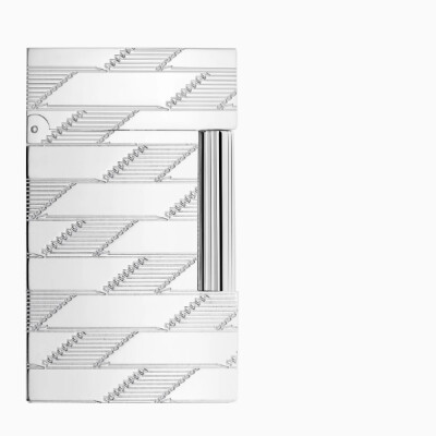 Briquet Guilloché Monogram 1872 argenté