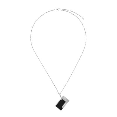 Briquet laqué argenté lighter necklace