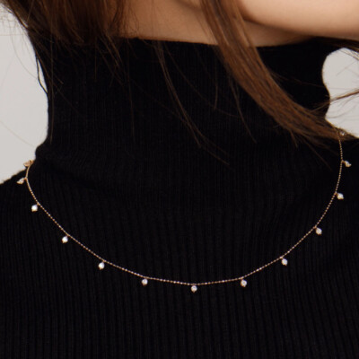 Collier multi pampilles