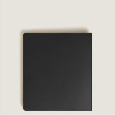 Cover digital paper cuir noir