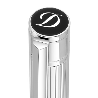 Stylo bille S.T. Dupont D-Initial finition chrome gris