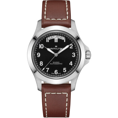 Montre Hamilton Khaki Field King 40mm | Cuir & Cadran Noir