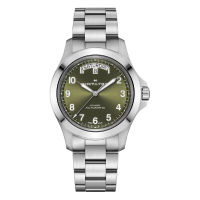 Khaki Field King Day-Date vert 40 mm