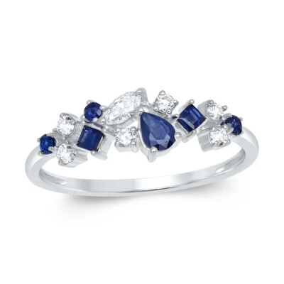 BAGUE SAPHIR DIAMANT