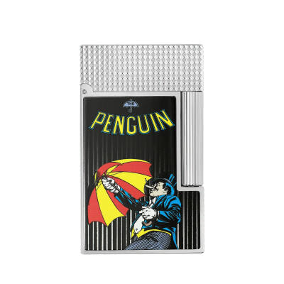 Briquet laqué Penguin noir