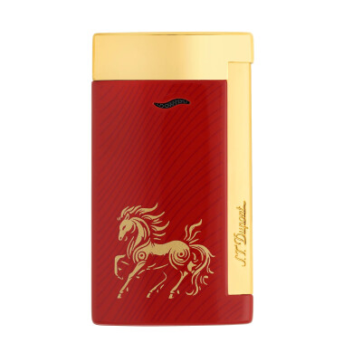 Briquet laqué horse rouge