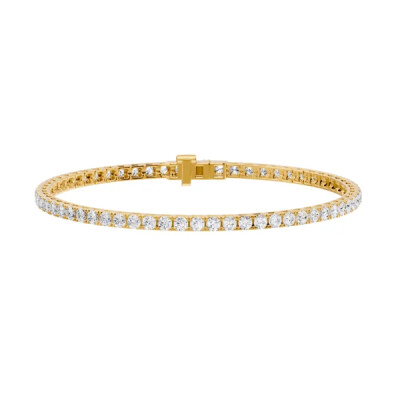 Bracelet exclusif en platine 950 et diamants naturel