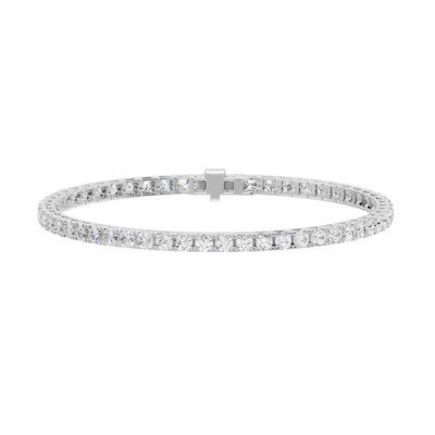 Bracelet exclusif en platine 950 et diamants naturel