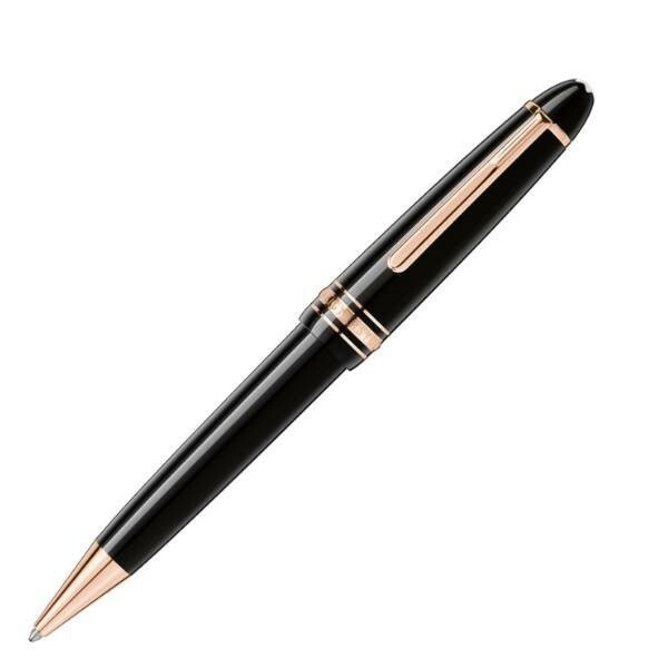 Stylo bille Montblanc Meisterstück Legrand edition 90 ans doré rose