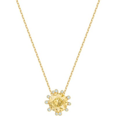 Pendentif Swarovski Olive, multicolore, métal doré
