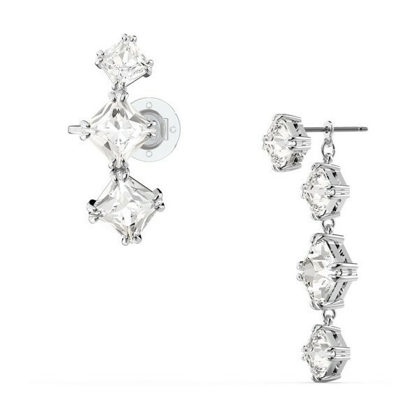 Pendants d'oreilles Swarovski Millenia, Asymétrique, Parure,