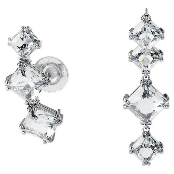 Pendants d'oreilles Swarovski Millenia, Asymétrique, Parure,